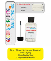 Paint For Vw Vento Alpine White Code L90E Car Touch Up Paint