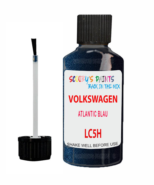 Paint For VOLKSWAGEN Sharan ATLANTIC BLAU Blue LC5H Touch Up Scratch Stone Chip Kit