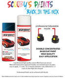 volkswagen touareg aquamarine blue aerosol spray car paint clear lacquer lp5m