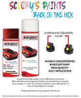 volkswagen golf cranberry red aerosol spray car paint clear lacquer la3r