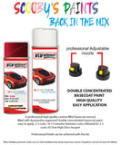 volkswagen passat variant fortana red aerosol spray car paint clear lacquer lb3z