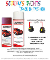 volkswagen beetle fresh fuchsia aerosol spray car paint clear lacquer lb3x