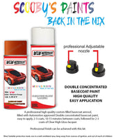 volkswagen golf habanero orange aerosol spray car paint clear lacquer lb2y