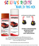 volkswagen passat variant habanero orange aerosol spray car paint clear lacquer lb2y