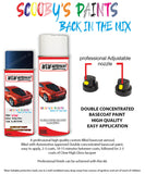volkswagen touran indigo blue aerosol spray car paint clear lacquer lb5n