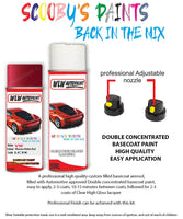 volkswagen polo murano rubin red aerosol spray car paint clear lacquer lc3x