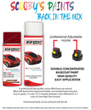 volkswagen golf paprika red aerosol spray car paint clear lacquer lk3a