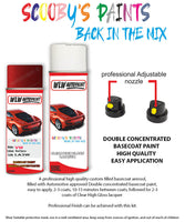 volkswagen touran red spice aerosol spray car paint clear lacquer la3w