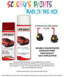 volkswagen beetle salsa red aerosol spray car paint clear lacquer la3h