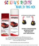volkswagen touran salsa red aerosol spray car paint clear lacquer la3h