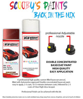 volkswagen fox titan red aerosol spray car paint clear lacquer lb3v
