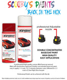 volkswagen passat variant tornado red aerosol spray car paint clear lacquer ly3d