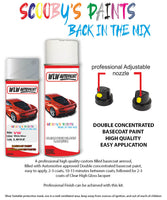 volkswagen beetle white silver aerosol spray car paint clear lacquer lb9z