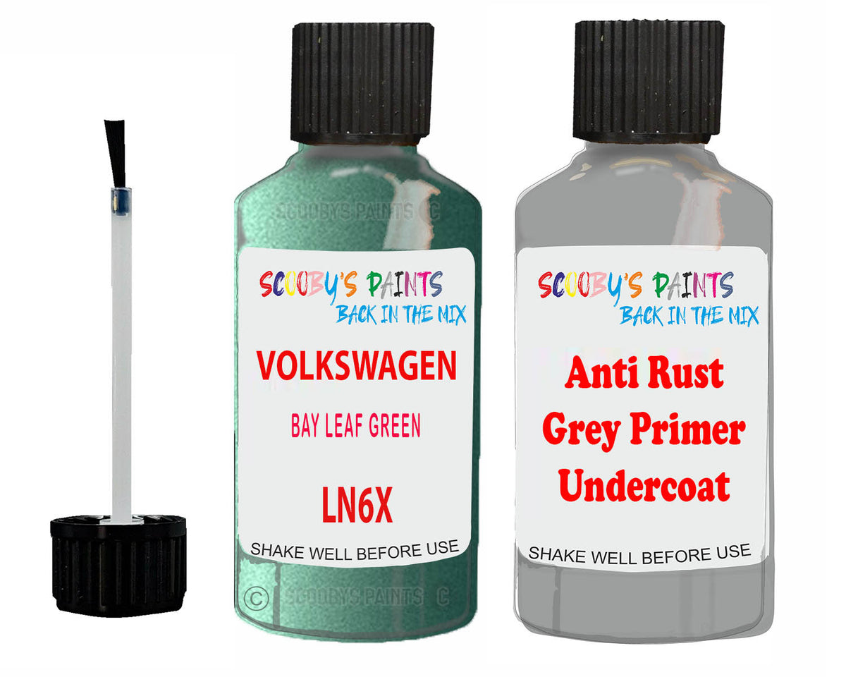 Paint For VOLKSWAGEN Multivan BAY LEAF GREEN Green LN6X Touch Up Scrat Auto Car Paint UK