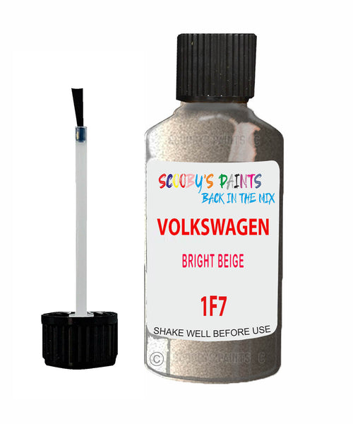 Paint For VOLKSWAGEN Amarok BRIGHT BEIGE Brown/Beige/Gold 1F7 Touch Up Scratch Stone Chip Kit