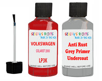 VOLKSWAGEN Caddy COLAROT 2000 Red LP3K Anti Rust Primer Undercoat