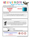 Instructions for Use VOLKSWAGEN E-UP COSTA AZUL Blue LW5M