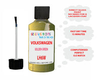 Scratch Repair Paint VOLKSWAGEN Multivan GOLDEN GREEN Green LH6W