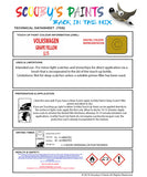 Instructions for Use VOLKSWAGEN T6 GRAPE YELLOW Yellow LL1S