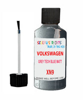 Paint For VOLKSWAGEN ID.3 GREY TECH BLUE MATT Blue XN9 Touch Up Scratch Stone Chip Kit