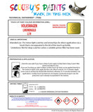 Instructions for Use VOLKSWAGEN Golf 8 LIMONENGELB Yellow LL1W