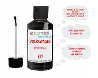 Scratch Repair Paint VOLKSWAGEN ID.4 MYTHOS BLACK Black Y9T