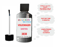 Scratch Repair Paint VOLKSWAGEN Touareg QUARZITGRAU Silver/Grey 3M3M