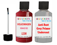 VOLKSWAGEN Passat ROMANCE RED Red LS3M Anti Rust Primer Undercoat