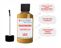 Scratch Repair Paint VOLKSWAGEN Beetle SANDSTORM YELLOW Yellow LD1Z