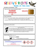 Instructions for Use VOLKSWAGEN Adarok SANDSTORM YELLOW Yellow LD1Z
