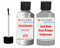 VOLKSWAGEN ID.4 SCALE SILVER Silver/Grey LC7A Anti Rust Primer Undercoat