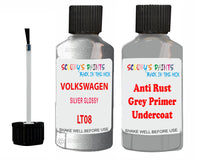 VOLKSWAGEN ID.3 SILVER GLOSSY Silver/Grey LT08 Anti Rust Primer Undercoat