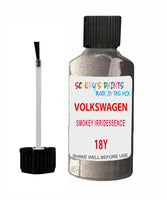 Paint For VOLKSWAGEN Polo SMOKEY IRRIDESSENCE Brown/Beige/Gold 18Y Touch Up Scratch Stone Chip Kit