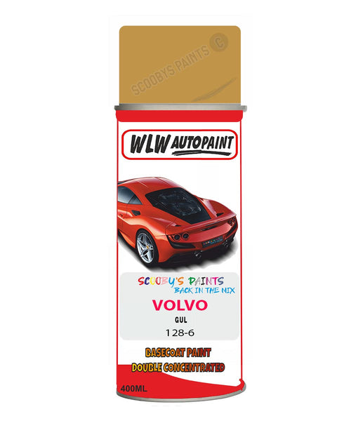 Aerosol Spray Paint For Volvo Other Models Gul Colour Code 128-6