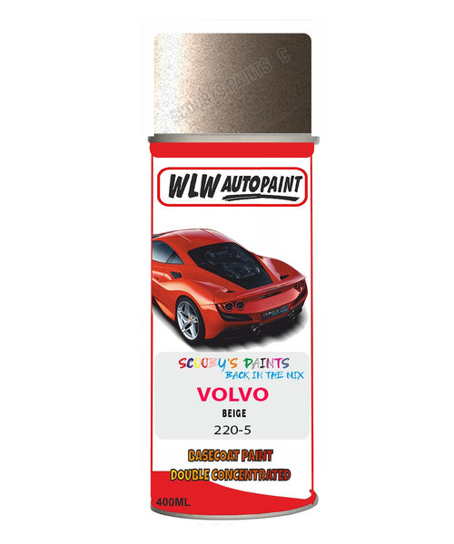 Aerosol Spray Paint For Volvo Other Models Beige Colour Code 220-5