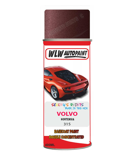 Aerosol Spray Paint For Volvo 400 Series Hortensia Colour Code 315