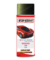 Aerosol Spray Paint For Volvo S40 Olive Colour Code 326