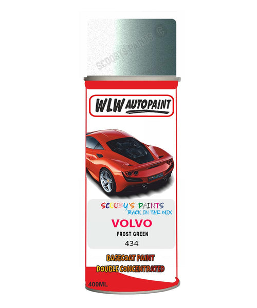 Aerosol Spray Paint For Volvo 900 Series Frost Green Colour Code 434