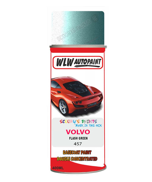 Aerosol Spray Paint For Volvo S60 Flash Green Colour Code 457