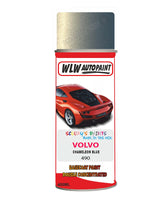 Aerosol Spray Paint For Volvo C30 Chameleon Blue Colour Code 490