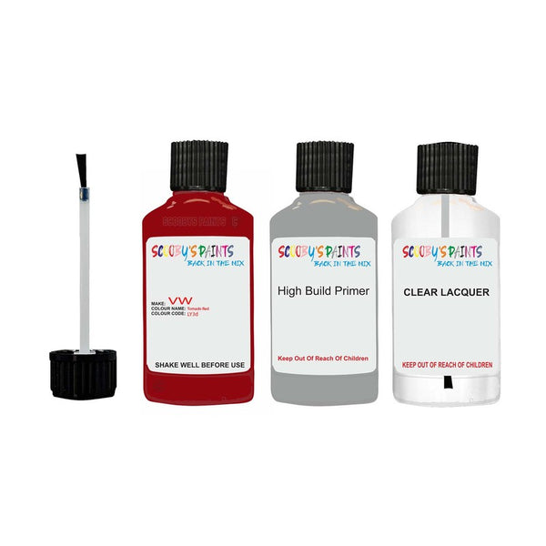 Ly3d Paint Code Paint For Vw Golf Gti Tornado Red Code Ly3D Car Touch Up Paint – Auto ...