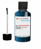volkswagen touareg aquamarine blue code lp5m touch up paint 2017 2020 Scratch Stone Chip Repair 