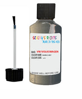 Paint For VOLKSWAGEN Id.4 BAMBUS GREY Silver/Grey LA7X Touch Up Scratch Stone Chip Kit