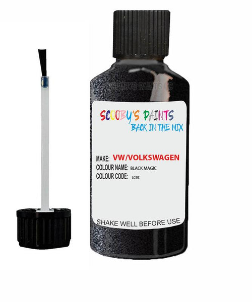 volkswagen golf plus black magic code lc9z touch up paint 1993 2015 Scratch Stone Chip Repair 