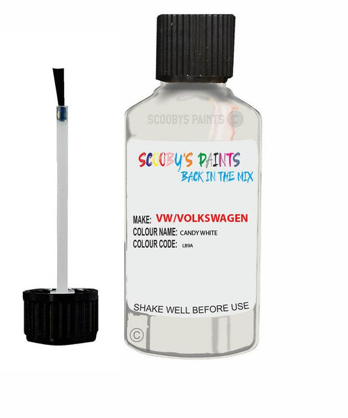 volkswagen golf r32 candy white code lb9a touch up paint 1993 2019 Scratch Stone Chip Repair 