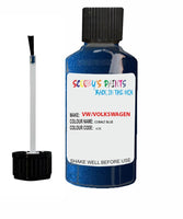 volkswagen passat cobalt blue code lc5e touch up paint 2005 2010 Scratch Stone Chip Repair 