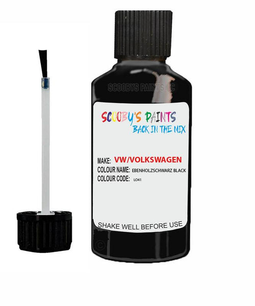 volkswagen jetta ebenholzschwarz black code l041 touch up paint 1990 2019 Scratch Stone Chip Repair 