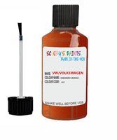 volkswagen jetta habanero orange code lb2y touch up paint 2014 2019 Scratch Stone Chip Repair 