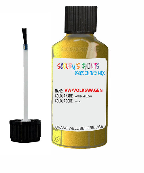 Paint For VOLKSWAGEN ID.4 HONIGGELB Yellow LB1W Touch Up Scratch Stone Chip Kit