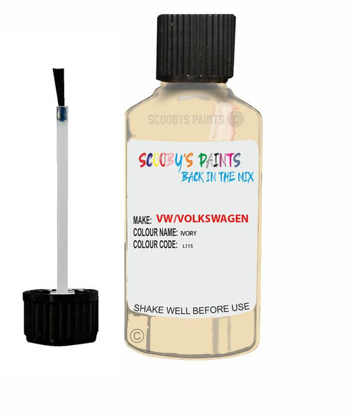 volkswagen tiguan ivory code l115 touch up paint 1990 2019 Scratch Stone Chip Repair 